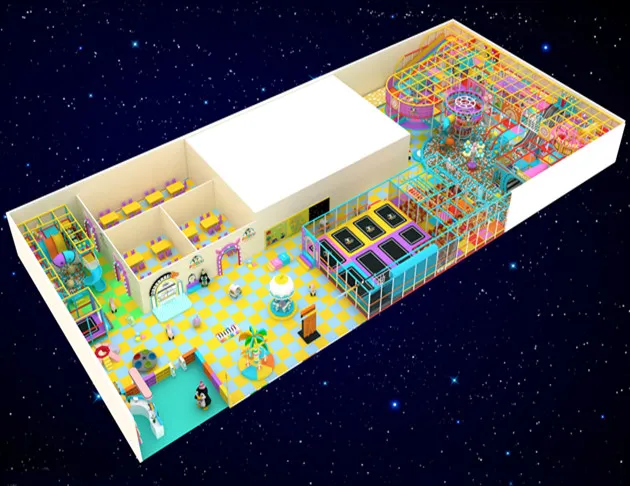 Pinguli Playhouse - 1200sqm Indoor Playground Project in Nyíregyháza, Hungary
